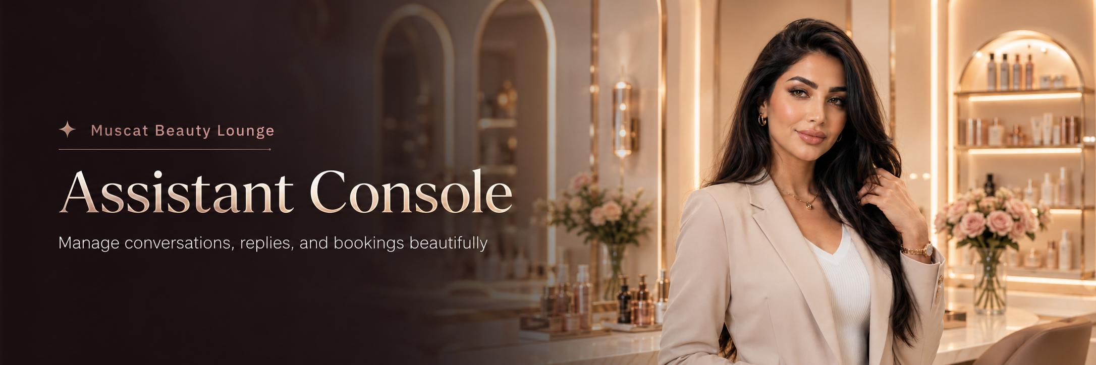 Muscat Beauty Lounge Assistant Console
